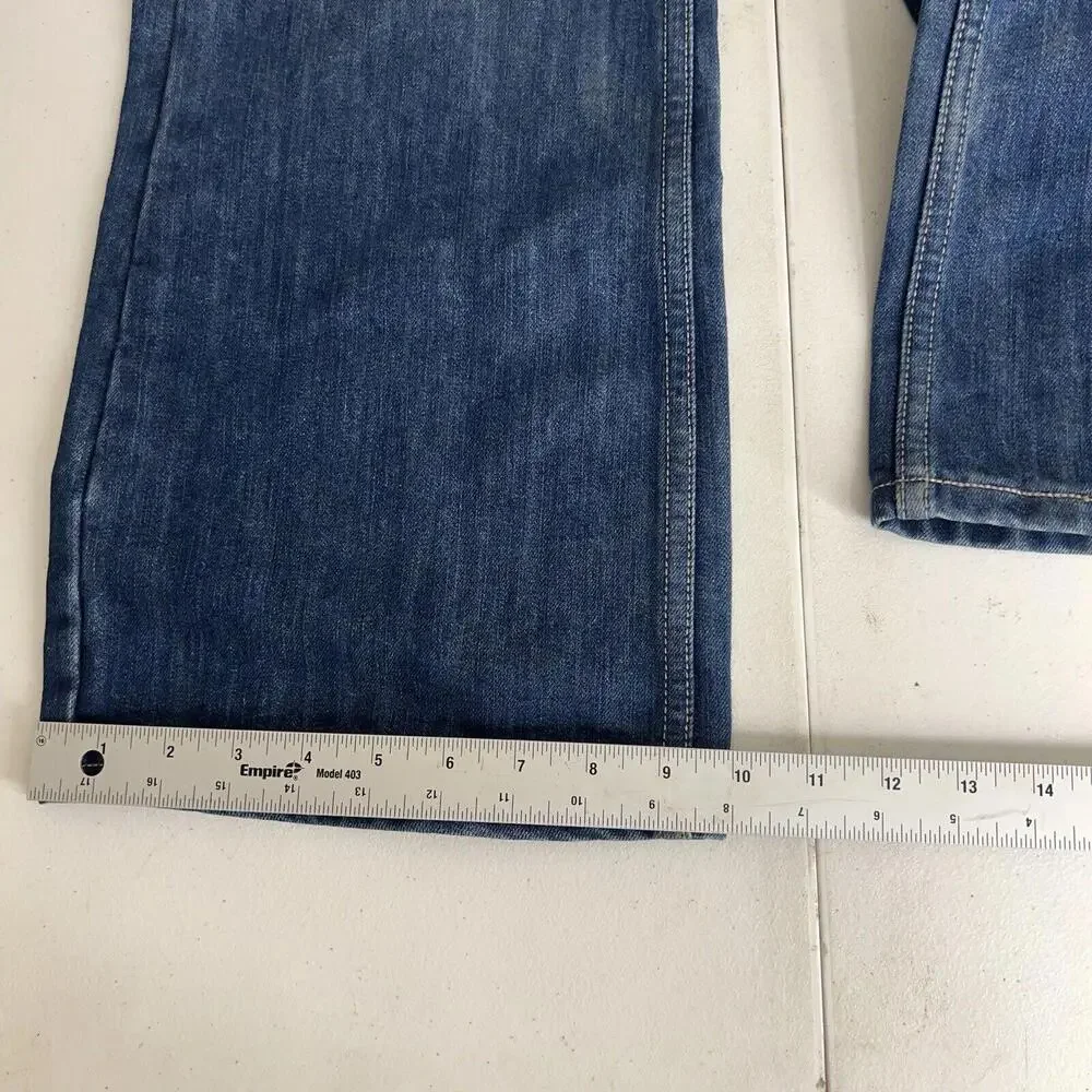 Levi's 527 Bootcut Jeans Men's 38x32 Medium Wash‎ Western Rancher EUC